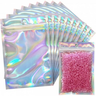 Custom Resealable Smell Proof Foil Bags Flat Clear Ziplock Food Storage Pouch Aluminum Foil Printed Zip Lock Plastic Bags